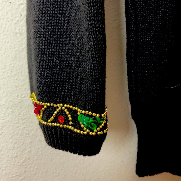 Vintage Christina beaded sweater. S - Picture 4 of 9